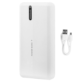 Power Bank Cargador Portatil 20000Mah Cable Micro U...
