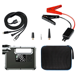 Inflador Arrancador Eléctrico Portatil 10000 Mah 5 E...