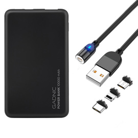 Kit Cargador Portátil Bc26 10000 Mah + Cable Usb Mag...