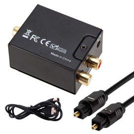 Conversor De Audio De Digital A Analogico + Cable D...