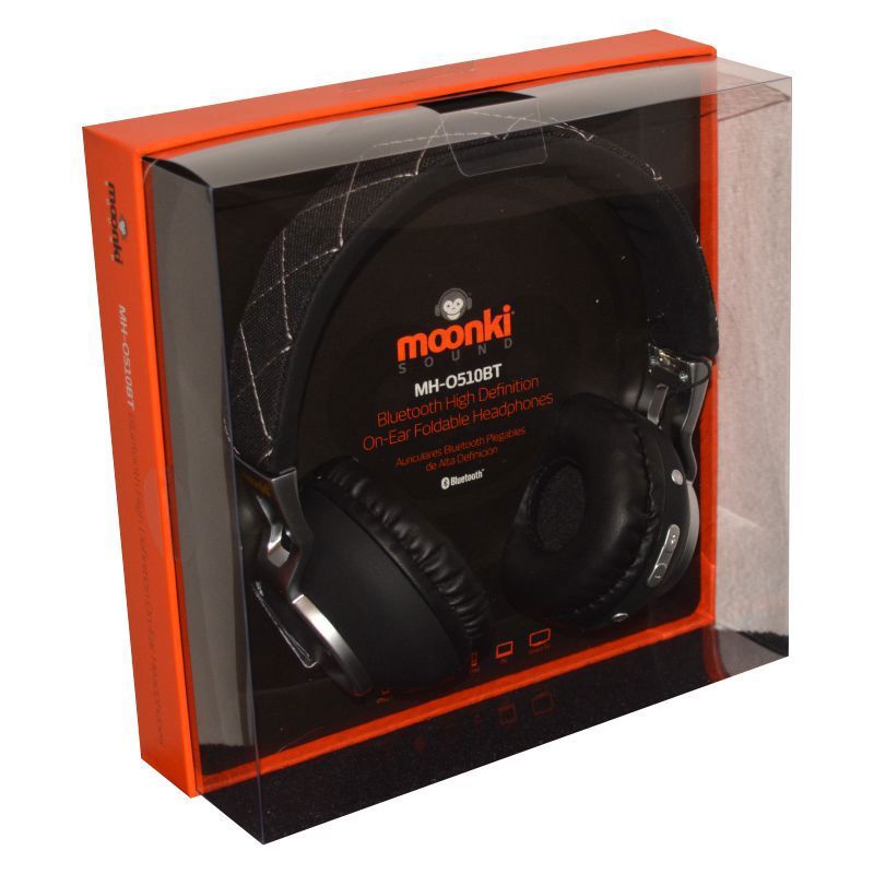Auriculares inalambricos con microfono moonki hook-ear deportivos mh-h616bt  red