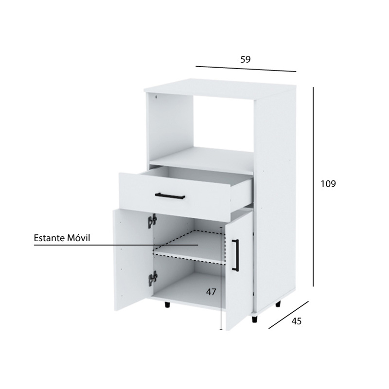 Soporte Rack Microondas - DISEJTDISEJT