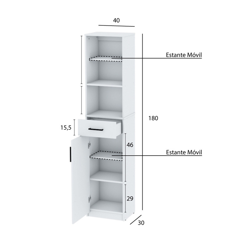 Mueble Organizador G14 - CENTRO ESTANT