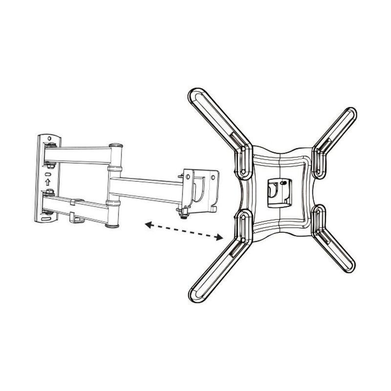 Soporte Tv Movil 50 Pulgadas Flexible Reforzado Giratorio