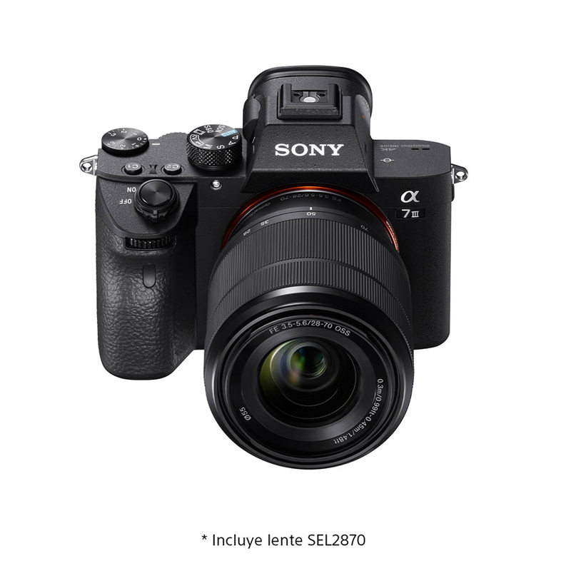 Sony a7 III ILCE-7M3 - Digital camera - mirrorless - 24.2 MP - Full Frame -  4K / 30 fps - body only - Wi-Fi, NFC, Bluetooth 