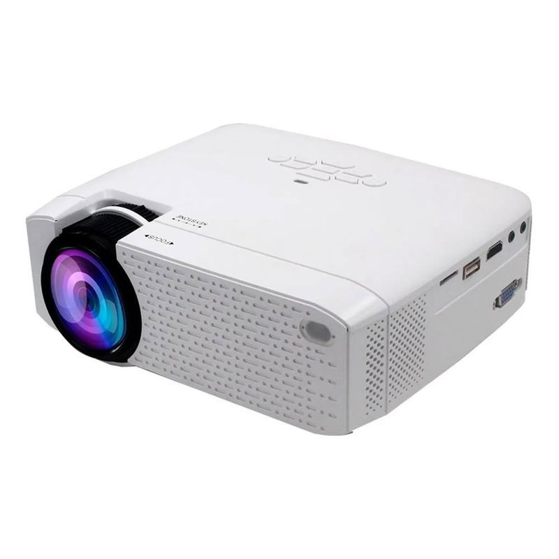 PROYECTOR KANJI KJ-814 1600 LUMENES WIFI HD MIRACAST AIRPLAY HDMI VGA USB  AV - KANJI PROYECTORES - Megatone