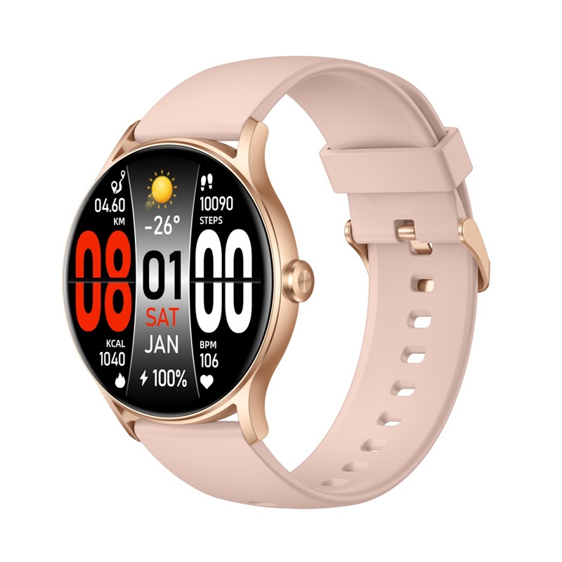 Reloj Inteligente Mujer Smartwatch NT16 Rosa Sumergible Bluetooth - NICTOM  SMART FITNESS WATCH - Megatone