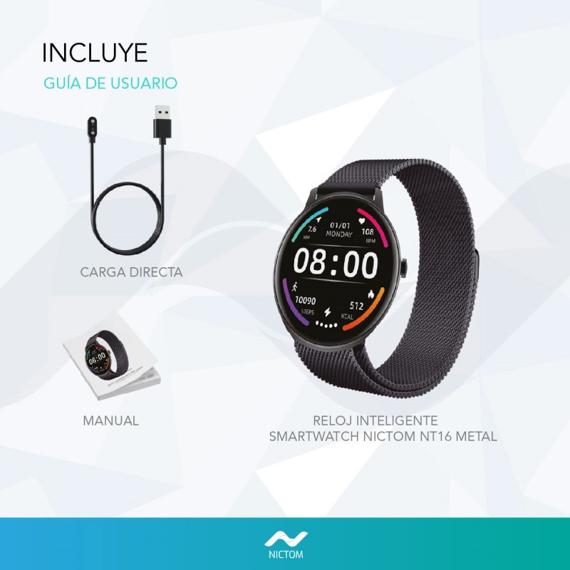 Reloj Inteligente Smartwatch I8 Bluetooth Android Ios Rosa