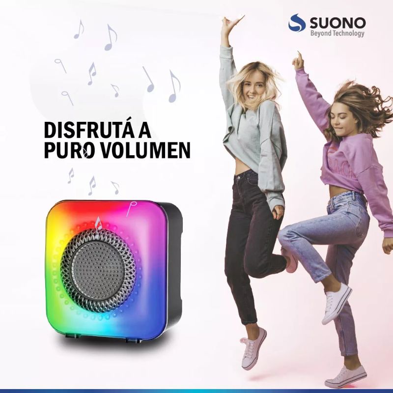 Parlante Portátil Inalámbrico Bluetooth Usb Radio Fm - SUONO PARLANTES  INALAMBRICOS - Megatone