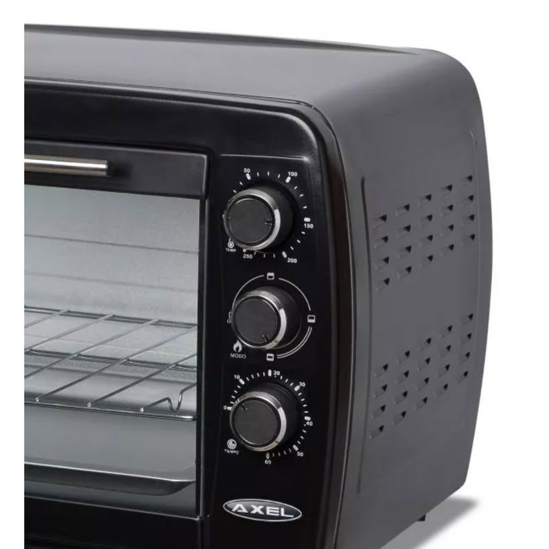 Horno electrico Axel 45 lts negro AX-HC45N - AXEL HORNOS ELECTRICOS -  Megatone