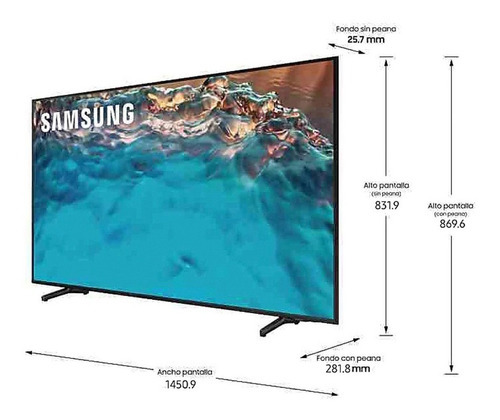 SAMSUNG UHD 4K de 65 pulgadas no inteligente