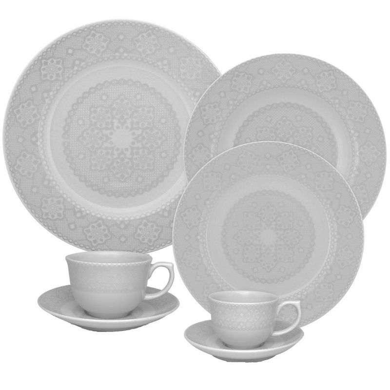 Juego Vajilla X42 Dress Porcelana Oxford Plato Taza Te Cafe