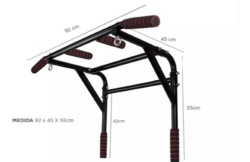 Barra Extensible Para Dominadas Maverick Stickbar Cromada