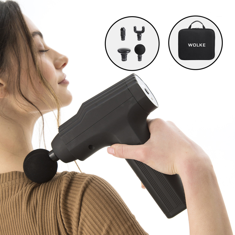 Combo Masajeador Cervical Almohadilla Pistola Masajeadora Fitness