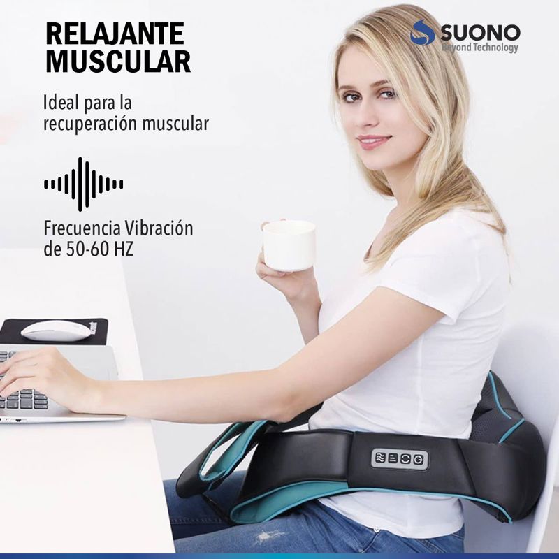 Masajeador cervical con 2025 calor