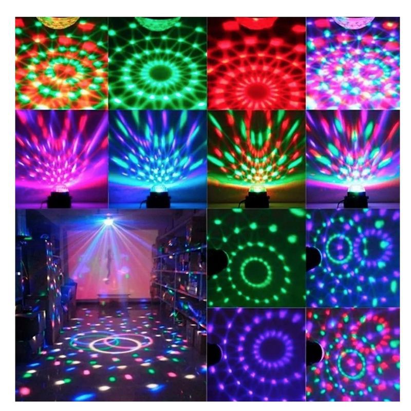 Luz Boliche Laser Dj Rgb Audioritmica Luces Led Para Fiestas