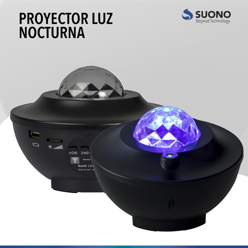 Proyector de luz nocturna Sea Wave, 7 colores, proyector de luz