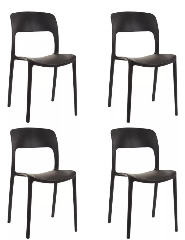 Silla De Diseño Nina Negro