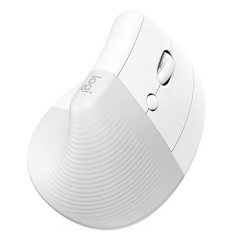 Mouse Logitech Lift Vertical Wireless Oficina - Blanco LOGITECH
