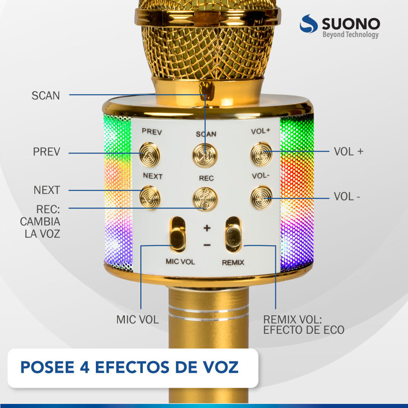 Radio Reloj Suono Inalámbrico Bluetooth - SUONO RADIOS - Megatone