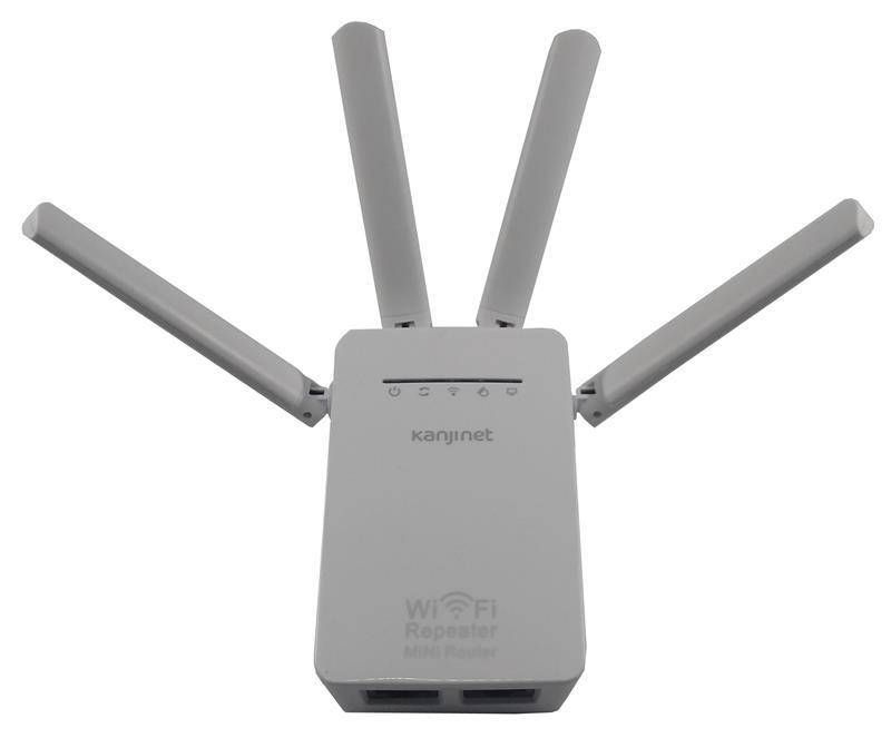 Amplificador Repetidor Señal Wifi 300 Mbps Con 4 Antenas 03-DBRW302