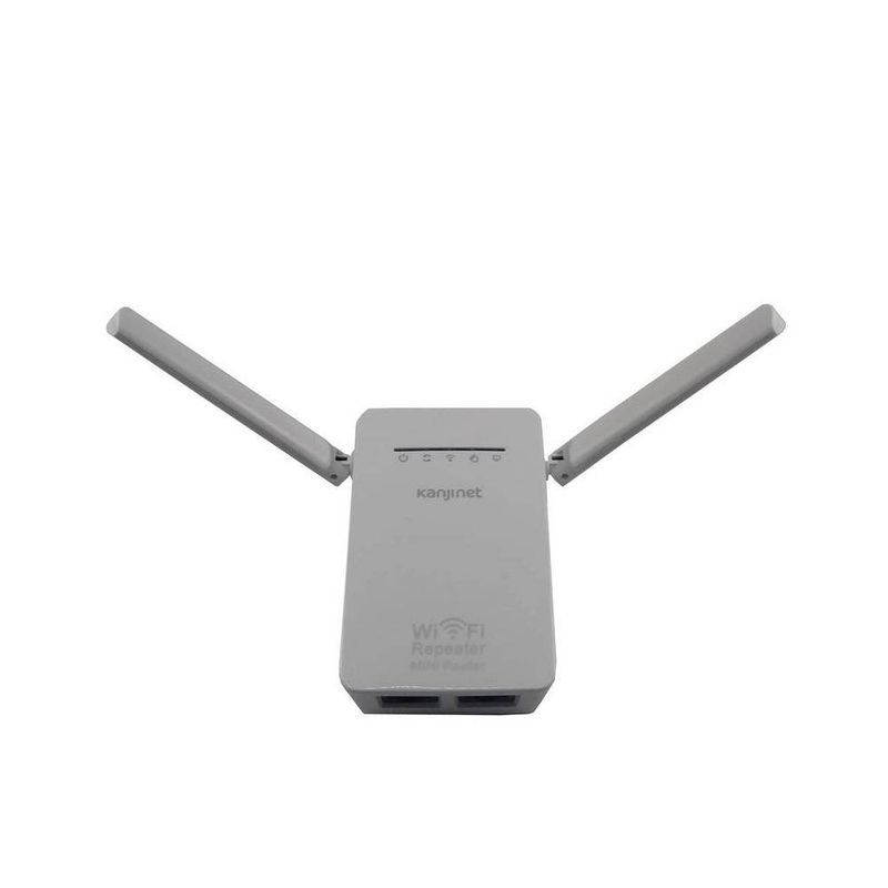 GENERICO Repetidor Curvo Amplificador Señal Wifi 300 Mbps Rj45