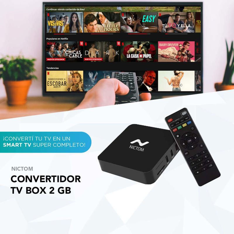 TV box, convertidor Smartv 2gb - Megaelectro, tecnología, soportes