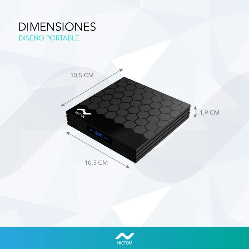 Convertidor Smart TV Box 2 GB Ram + Control Remoto T2PRO Android