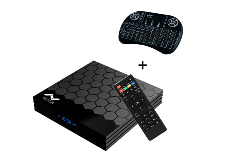 Convertidor Smart TV Box 1 GB Ram + Teclado + Control Remoto T1PRO