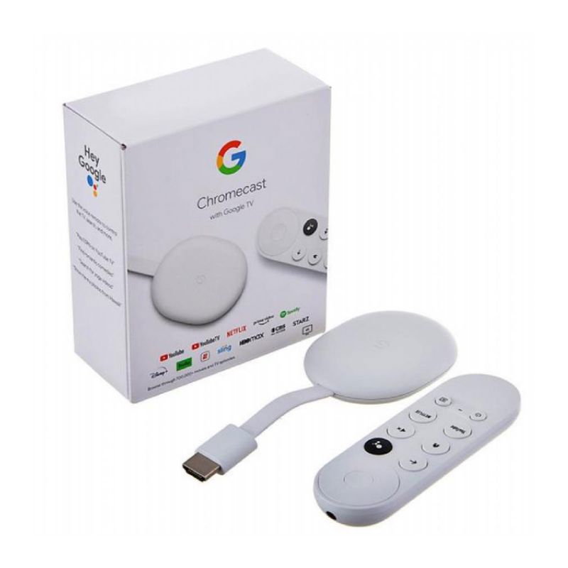 GA03131-US) GOOGLE CHROMECAST TV 4TH GENERACION HD BLANCO - Compubetel