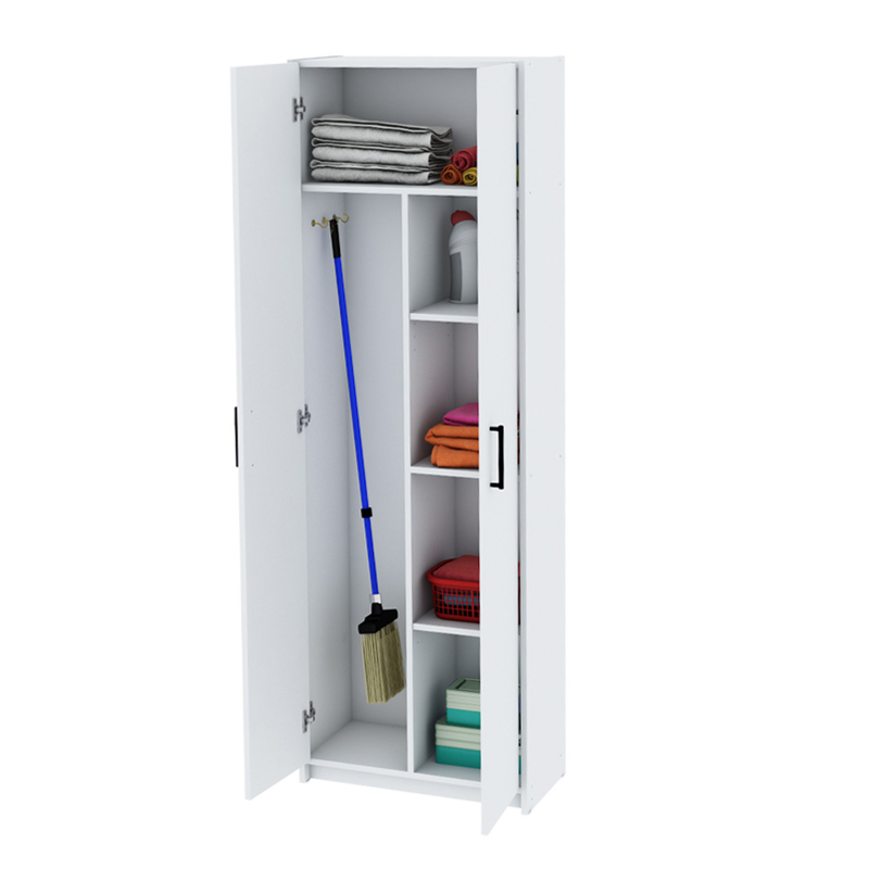 Despensero Con Escobero Organizador Armado - 180x60cm 2 Puertas – Muebles  Económicos