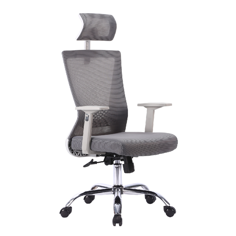 Silla Oficina con Ruedas Blanca Moderna 