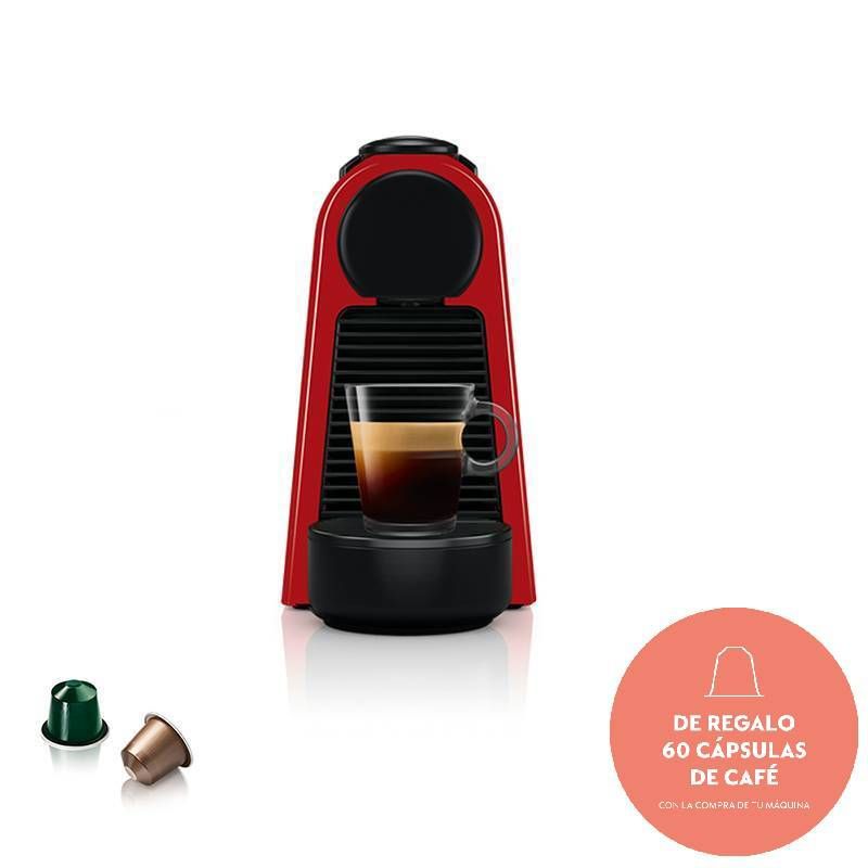 Cafetera Nespresso Essenza Mini Roja 06Lts - NESPRESSO CAFETERAS - Megatone