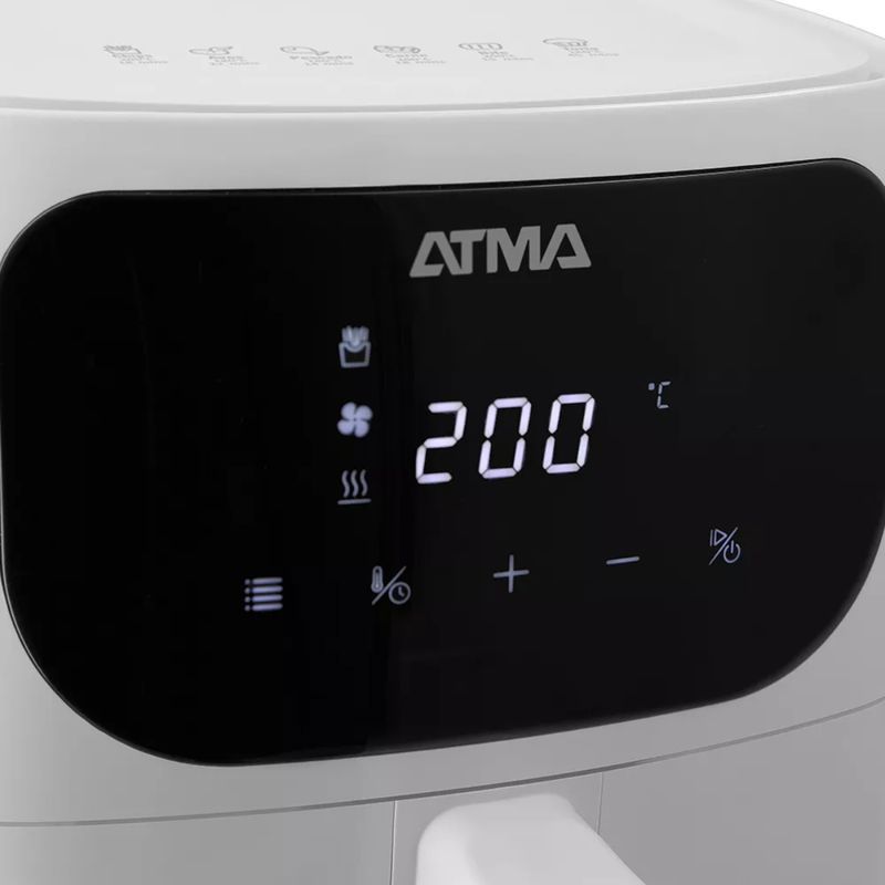 Atma - Freidora de Aire Panel Digital Atma 6 programas 6.5 L Blanca
