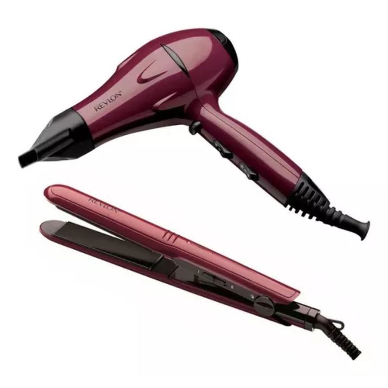 Combo secador de pelo y planchita Revlon RVDR5230RLA2A REVLON