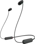 Auricular Inalámbrico WI-C100/BZUC - 25 hs Batería, Bluetooth, IPX4, Negro
