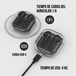 Auriculares Bluetooth Niviko Tws In Ear Buds NVK-A9800 Negro
