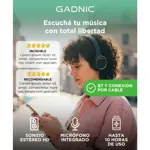 Auriculares Inalámbricos Gadnic Vincha Bluetooth 5.0