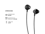 Auriculares In-Ear Philips TAUE100BK Negro