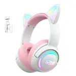 Auriculares Gamer Onikuma GT838 Triple Conexión RGB Con Micrófono (Rosa)