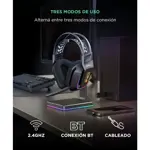 Auriculares Gamer Onikuma GT828 Cuatro Modos Conexión Luz RGB Baja Latencia