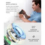 Auriculares Baseus BP1 Pro In-Ear Bass Boost Cancelación De Ruido (Color Negro)