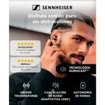 Auricular Sennheiser Momentum True Wireless 4 Smart Inalámbricos Bluetooth Negro