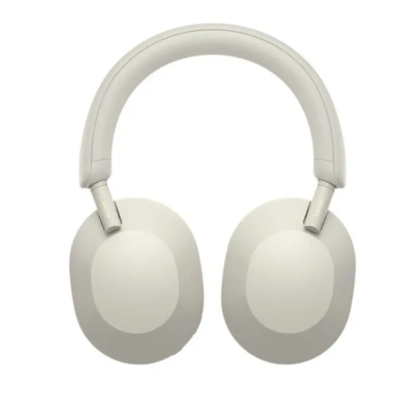 Auriculares para colocar sobre las orejas Sony WH 1000XM5, con cancelación de ruido, color plateado