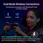 Auriculares inalámbricos para juegos True ASUS ROG Cetra Black