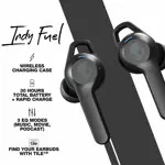 Auriculares intraurales True Wireless Skullcandy Indy Fuel, color gris frío