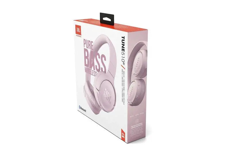 JBL Tune 510BT: Auriculares inalámbricos en la oreja con sonido Purebass Rose