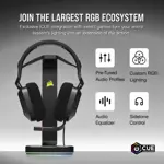 Auriculares para juegos Corsair HS80 RGB USB con Dolby Audio 7.1 Carbo