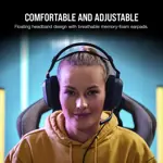 Auriculares para juegos Corsair HS80 RGB USB con Dolby Audio 7.1 Carbo
