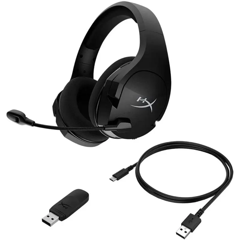 Auriculares para juegos HyperX Cloud Stinger Core inalámbricos negros para PC